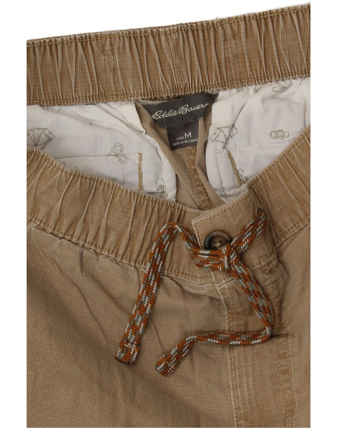 Męskie spodenki Chino Eddie Bauer Medium W30, beżowa bawełna