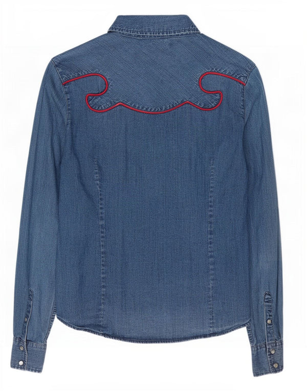 Damska koszula dżinsowa Levi's UK 10 Small, niebieska, bawełniana