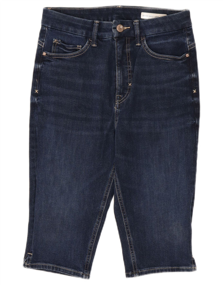 Marks & Spencer Damskie Bermudy Denim Spodenki UK 10 Małe W28 Granatowe
