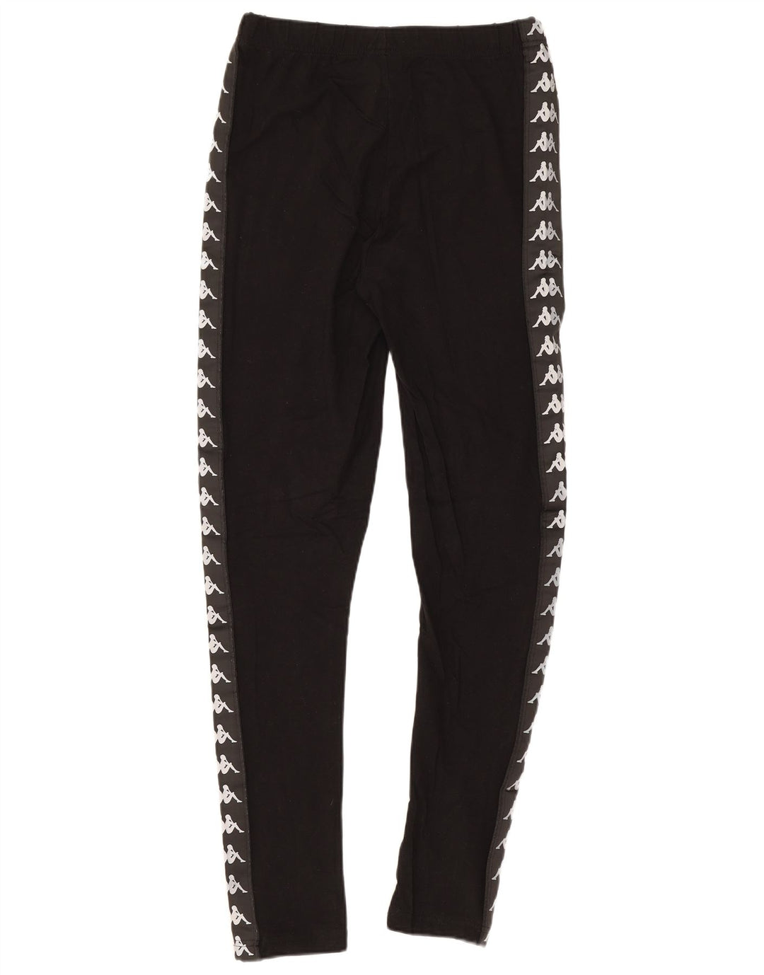 Damskie legginsy Kappa Graphic UK 8 Small, czarne, bawełniane