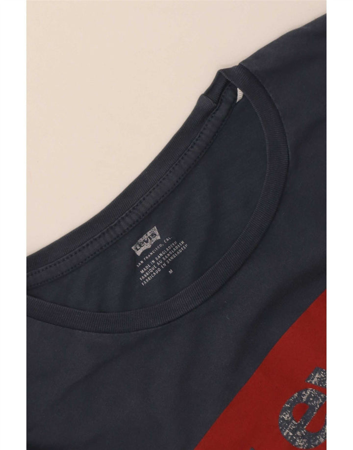 Damska koszulka z grafiką Levi's Top UK 12 Medium Granatowa