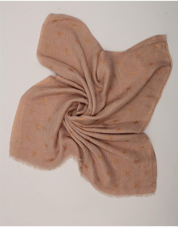 OLIVER BONAS Womens Square Scarf One Size Beige Polyester | Vintage Oliver Bonas | Thrift | Second-Hand Oliver Bonas | Used Clothing | Messina Hembry 