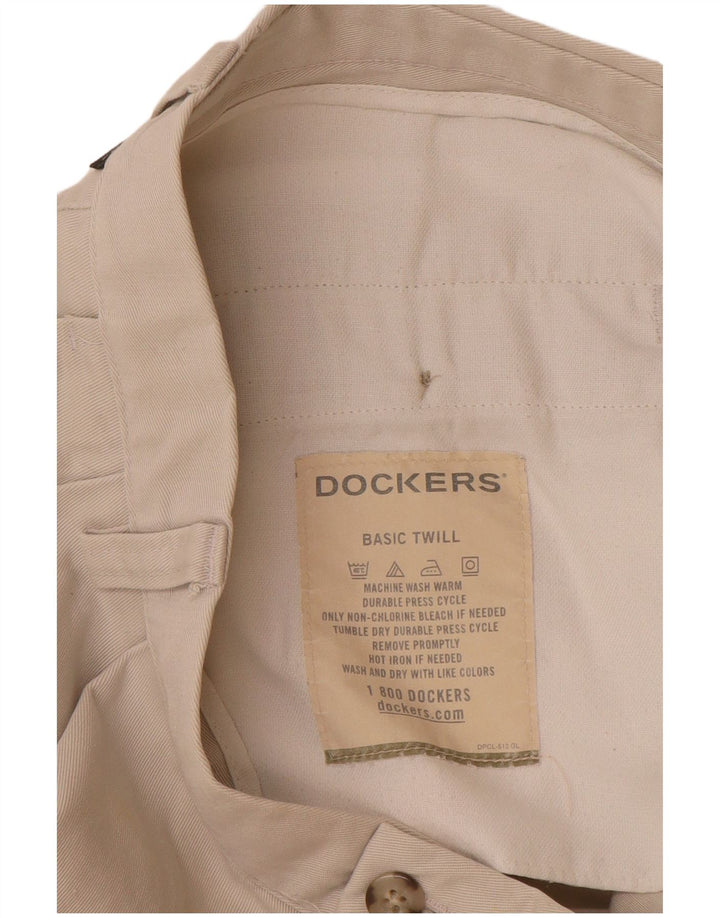 Męskie spodnie chino DOCKERS W34 L32 białe