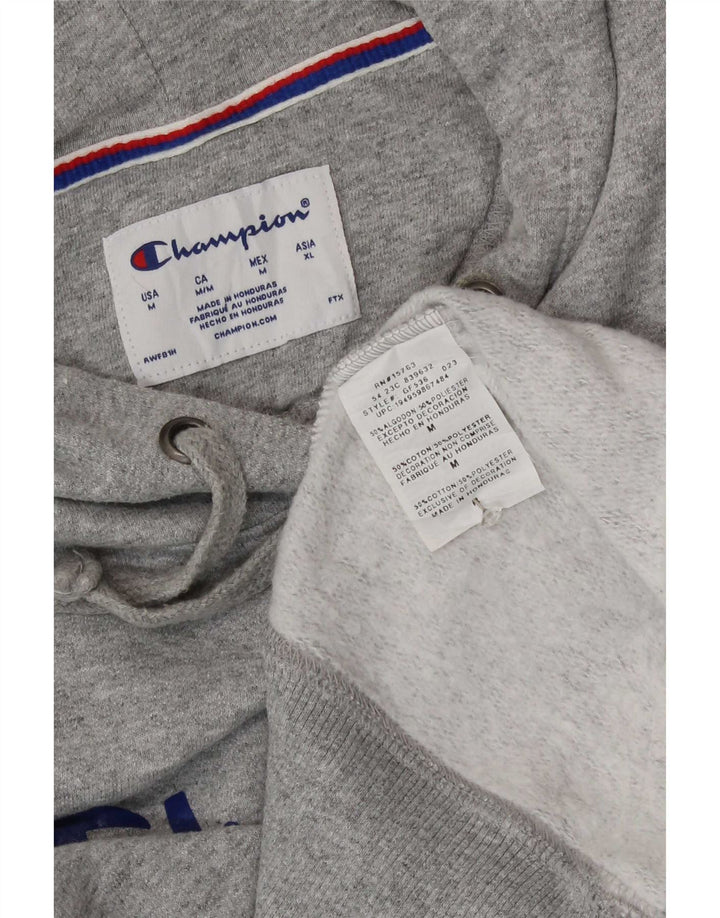 Damska bluza z kapturem Champion Graphic Oversize UK 14 Medium Grey Flecked