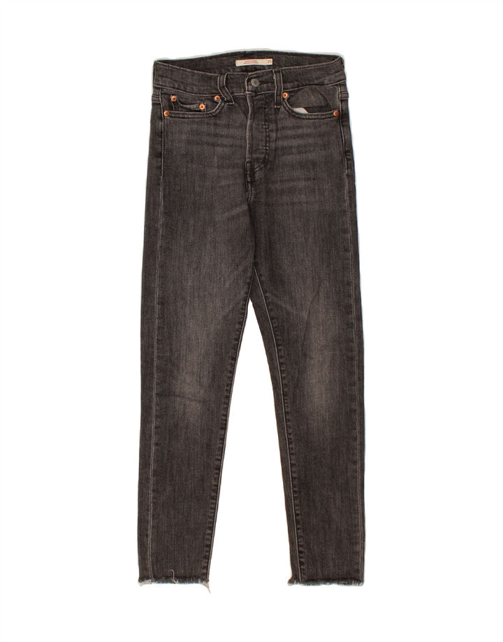 LEVI'S Womens Wedge Skinny Jeans W25 L26 Grey Vintage Levi's and Second-Hand Levi's from Messina Hembry 
