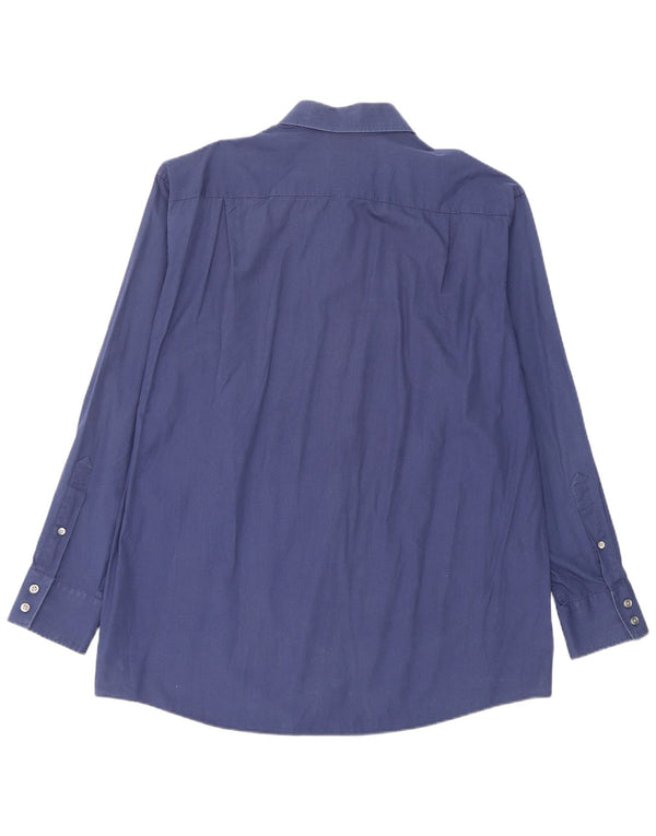 Koszula męska Calvin Klein, rozmiar 17 XL, niebieska, bawełniana