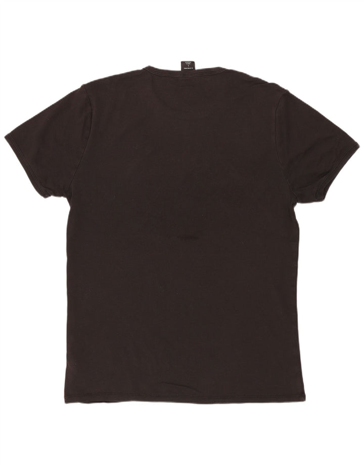 Męski T-shirt G-STAR, duży, szary, bawełniany