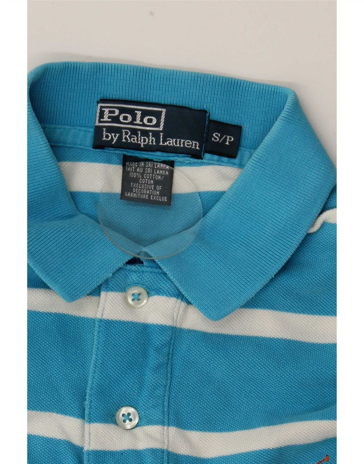 Koszula męska Polo Ralph Lauren, mała, bawełniana w niebieskie paski