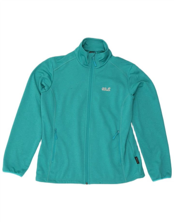 Damska kurtka dresowa Jack Wolfskin UK 14/16, duża, turkusowa