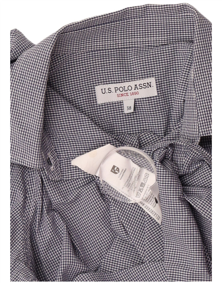 US Polo Assn. Koszula damska EU 38 Średni granat, bawełna w kratkę