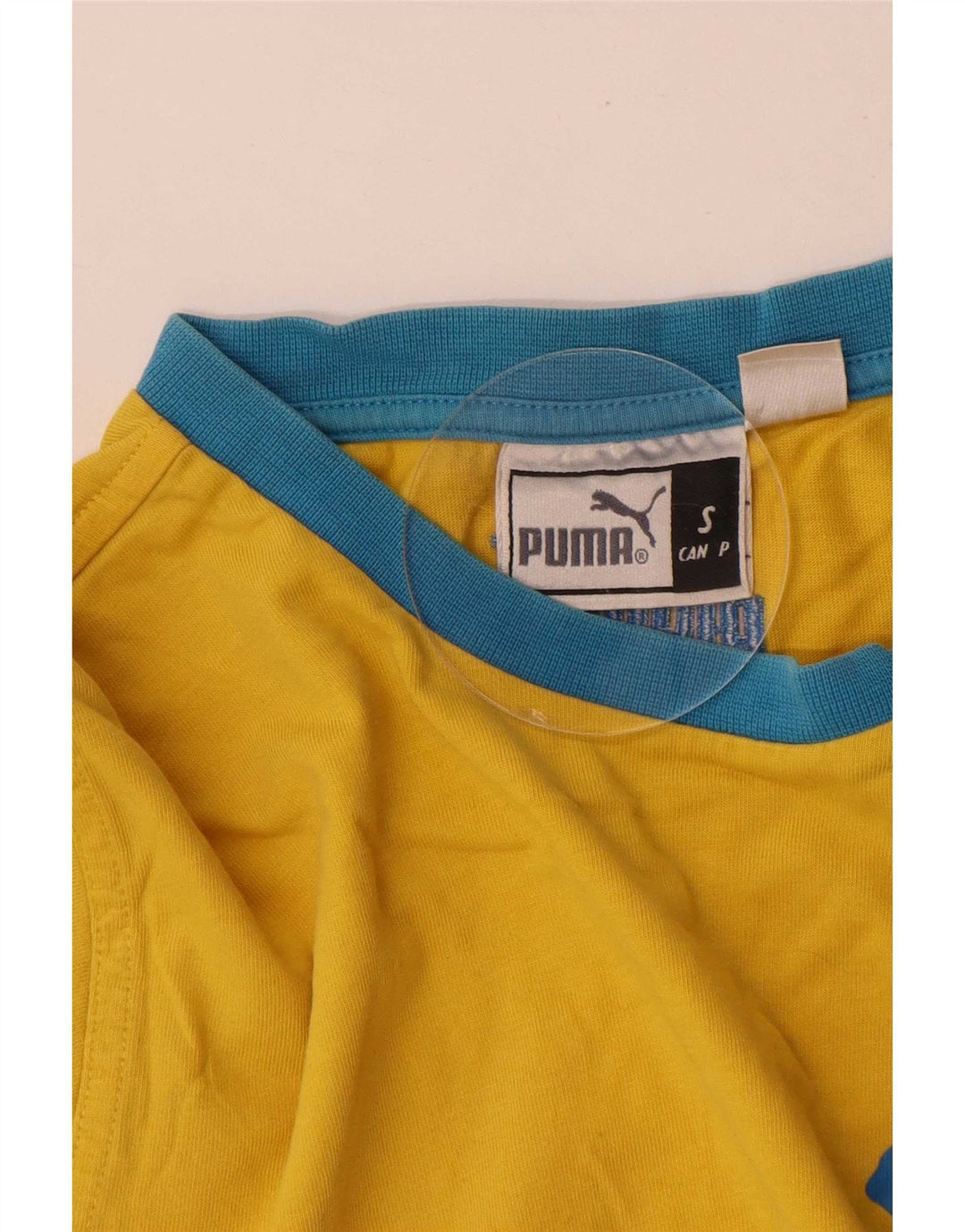 Męski T-shirt Puma z grafiką, mały, żółty