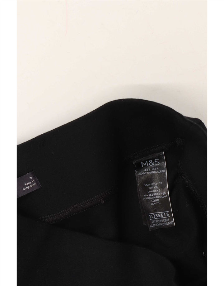 Legginsy damskie Marks & Spencer UK 10 Small, czarna wiskoza