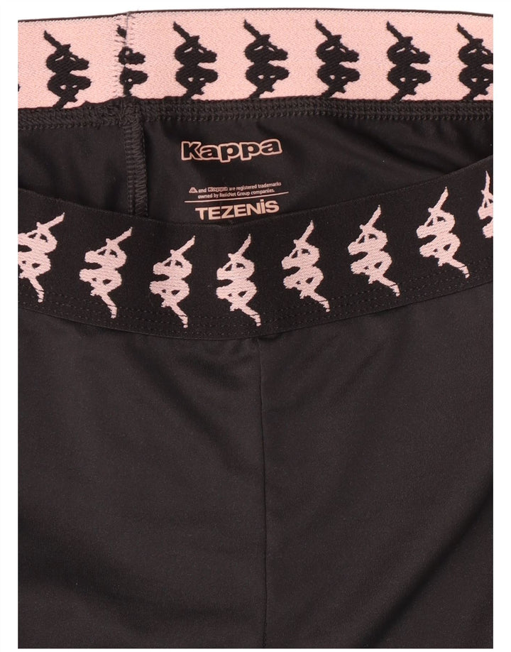 Damskie legginsy Kappa Tezenis Graphic UK 8 Small Black Colorblock