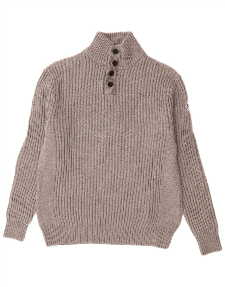 Męski sweter zapinany na guziki North Sails XL, szary, bawełniany