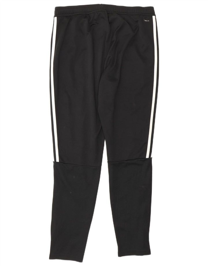 Adidas Męskie spodnie dresowe Joggery, duże, czarne, poliestrowe