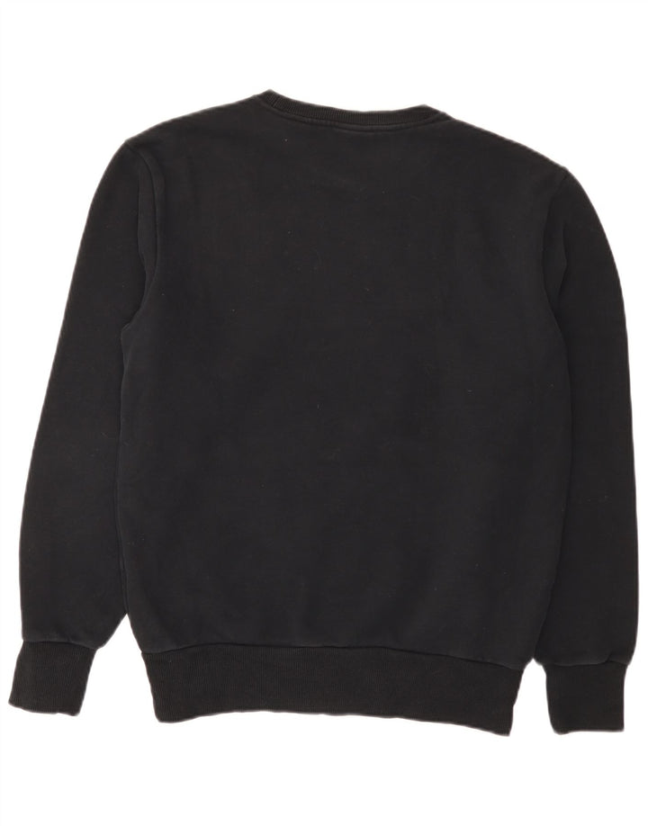 Sweter męski ELLESSE, średniej wielkości, czarny, bawełniany