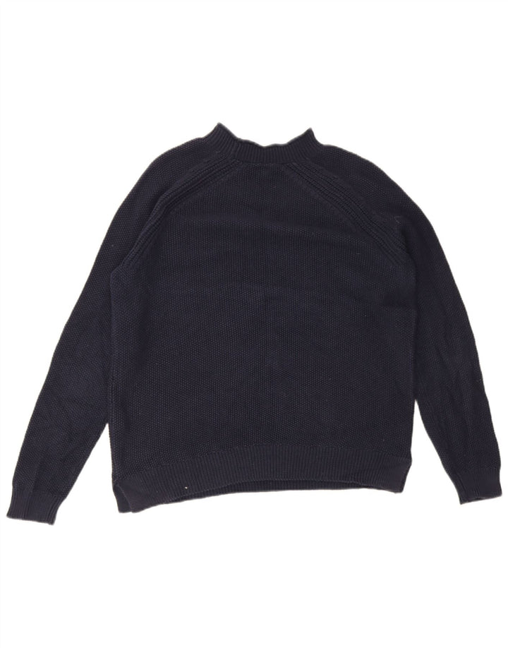 Crew Clothing Damski sweter z golfem UK 12, średni granatowy