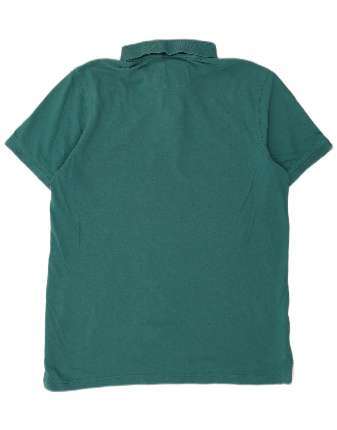 Męska koszulka polo Crew Clothing Średnia turkusowa bawełna