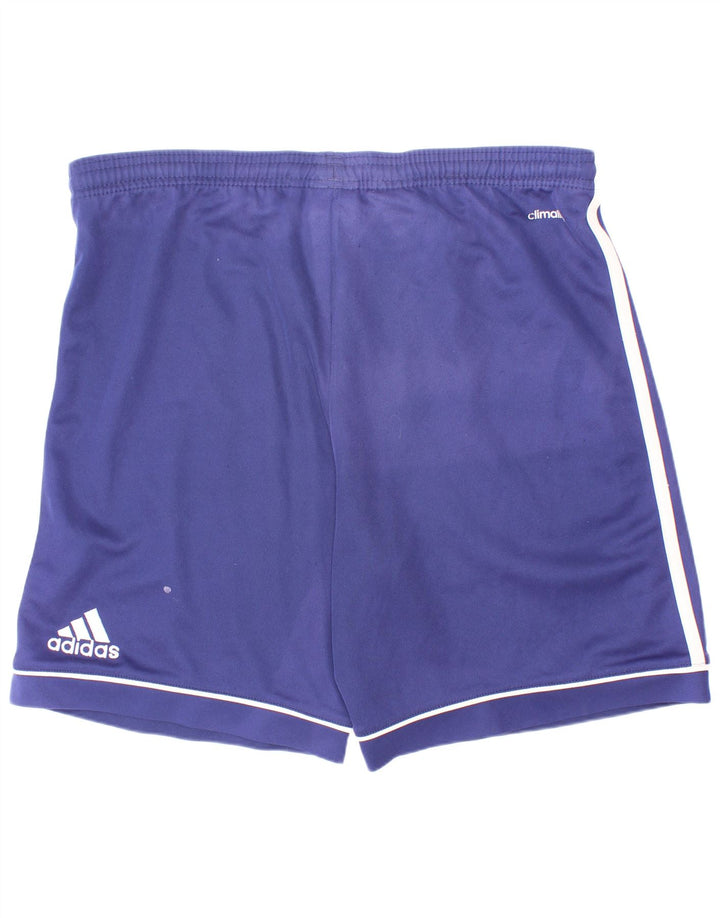 Adidas Chłopięce Spodenki Sportowe Climalite 13-14 Lat Niebieski Poliester