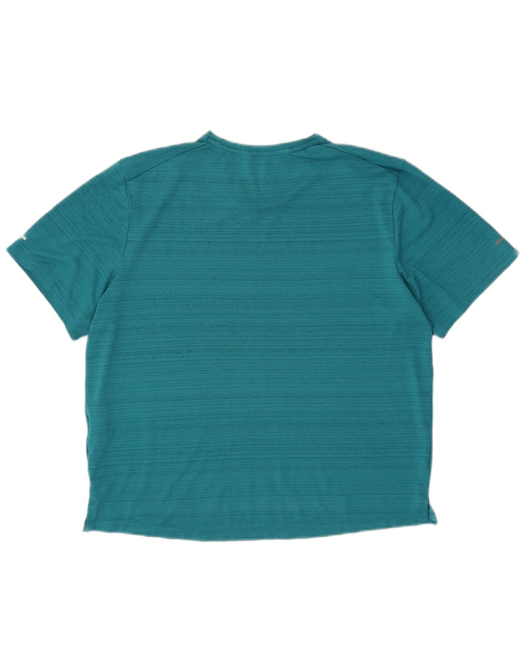 Damska koszulka Nike Dri Fit Top UK 14, średni, turkusowy, nakrapiany poliester