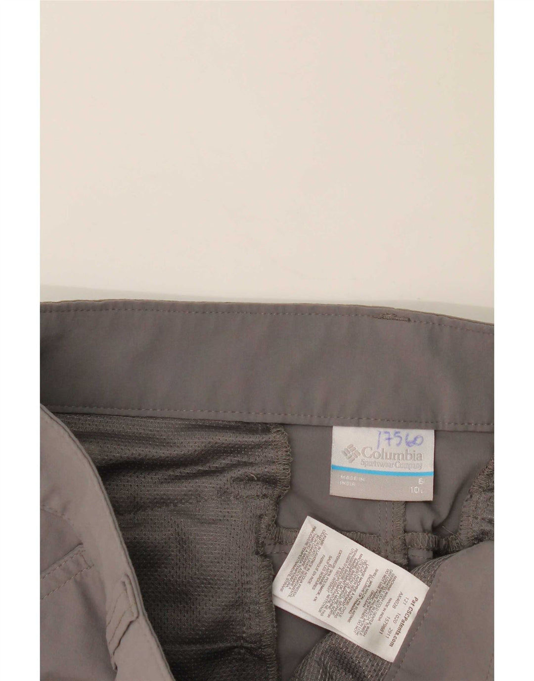 Damskie spodenki cargo Columbia US 6 Medium W30 Szary nylon