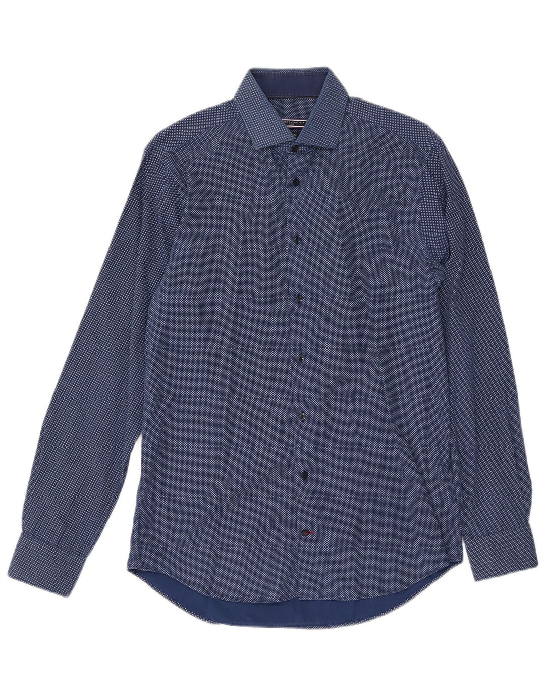 Męska koszula TOMMY HILFIGER w abstrakcyjny wzór, rozmiar 15 1/2 39, średni granat
