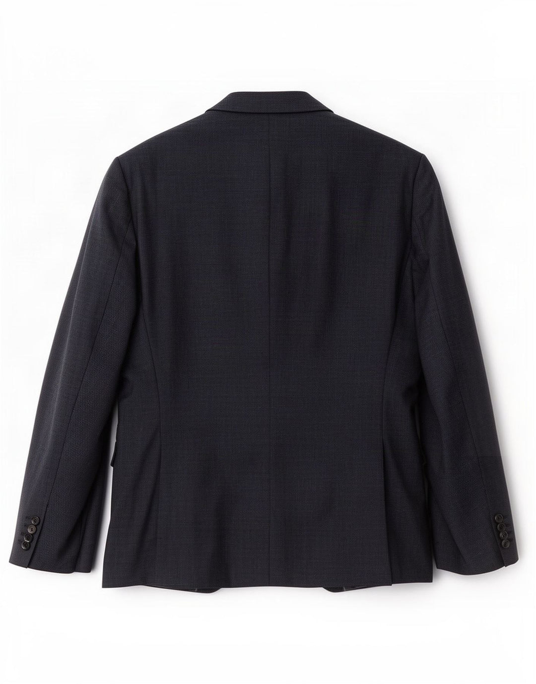 Męska marynarka zapinana na 2 guziki Hugo Boss UK 52 XL, granatowa, wełniana kratka