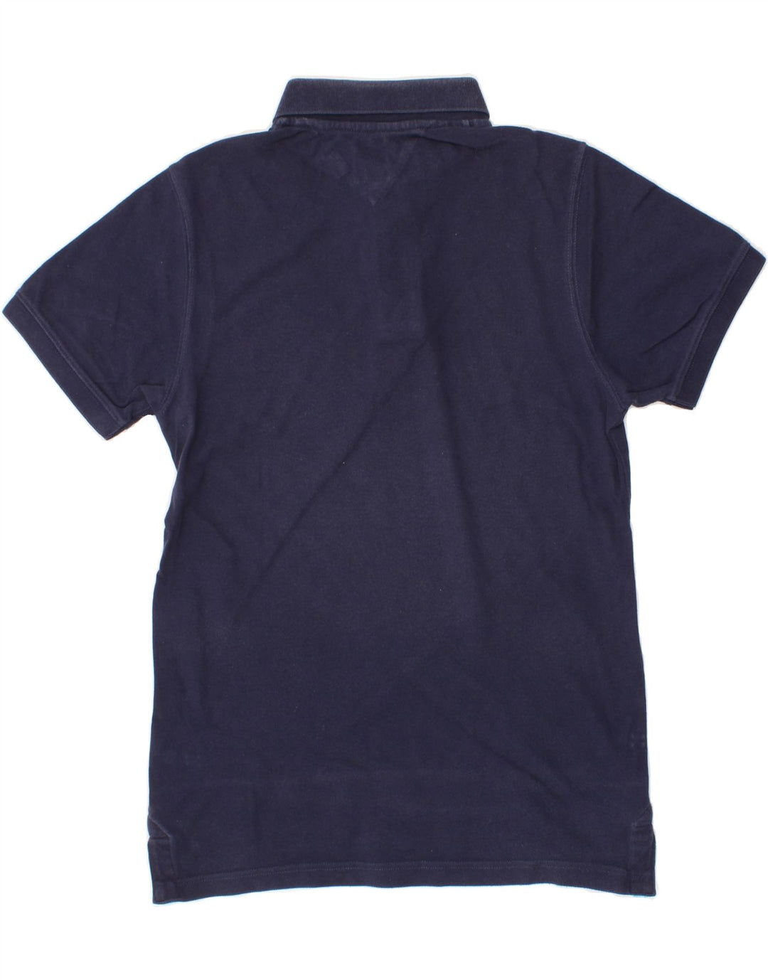 TOMMY HILFIGER Mens Polo Shirt Medium Navy Blue Cotton Vintage Tommy Hilfiger and Second-Hand Tommy Hilfiger from Messina Hembry 