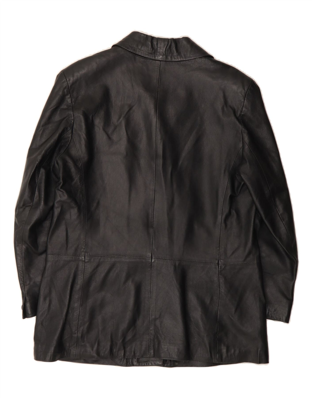 CONBIPEL Womens Leather Jacket IT 48 XL Black Leather Vintage Conbipel and Second-Hand Conbipel from Messina Hembry 