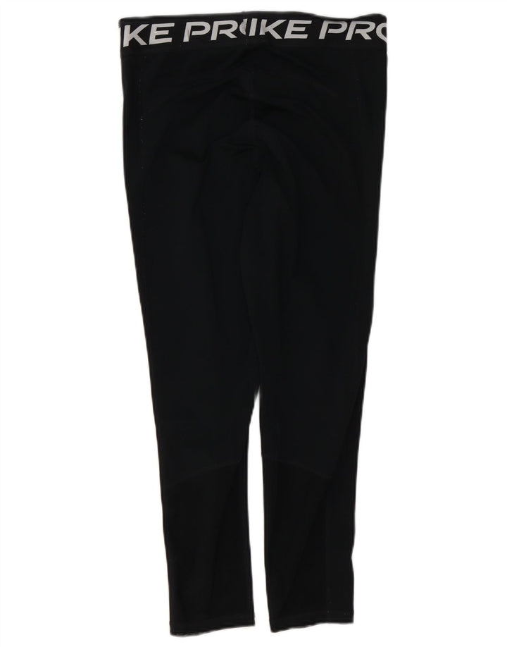 Damskie legginsy NIKE Dri Fit Graphic UK 12, średni czarny poliester