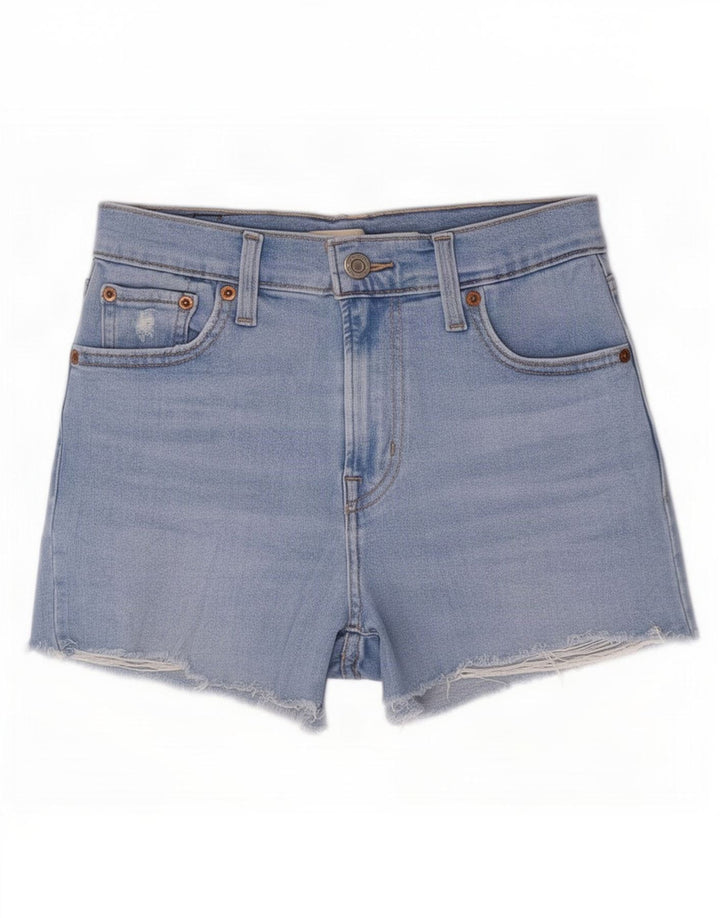 Damskie spodenki dżinsowe Levi's w trudnej sytuacji, małe W26, niebieska bawełna