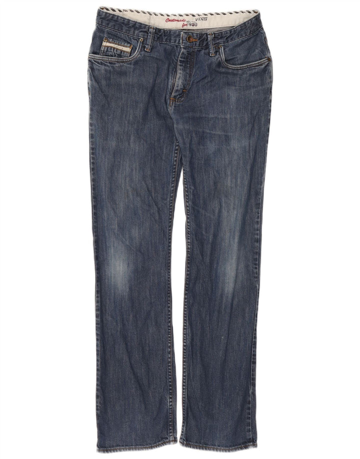 Męskie jeansy Vans Straight W32 L32 Niebieskie bawełniane