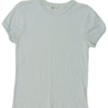 T-shirt damski Zara Top UK 10 Small Blue Wiskoza