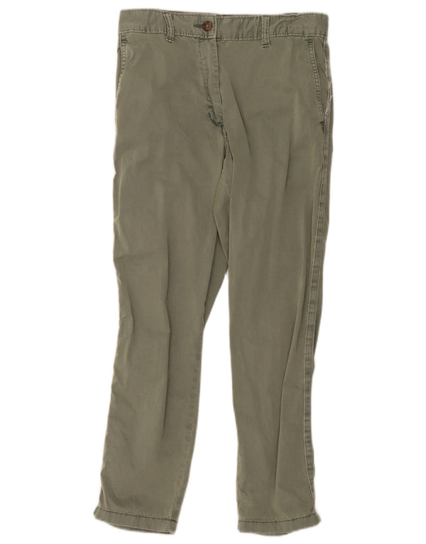 Spodnie damskie Marks & Spencer Straight Chino UK 10 Small W30 L26 Khaki