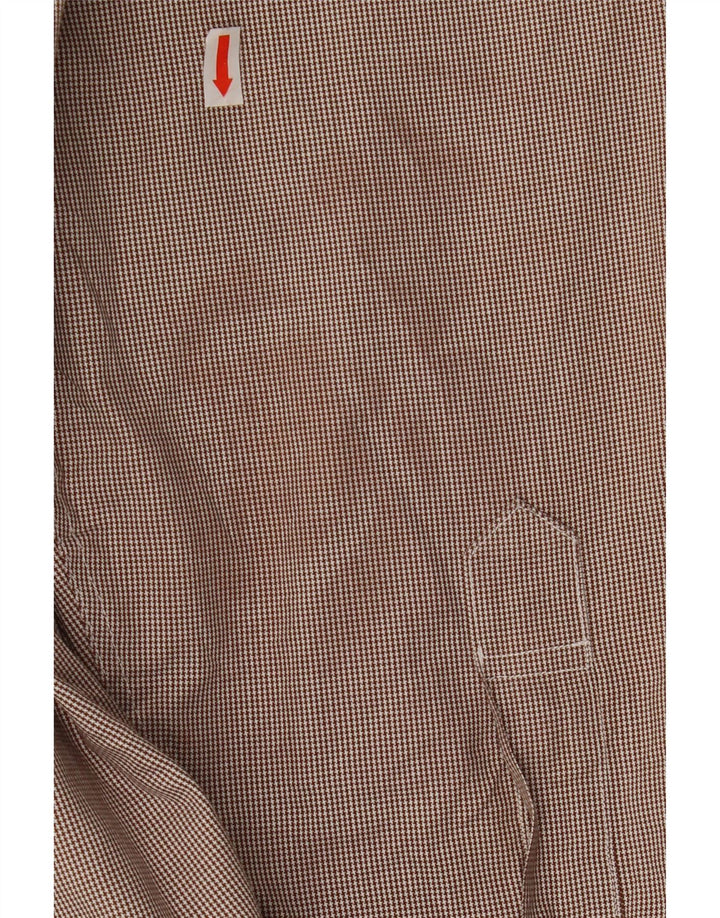 Koszula męska BROOKS BROTHERS rozmiar 16 1/2, duża brązowa pepitka