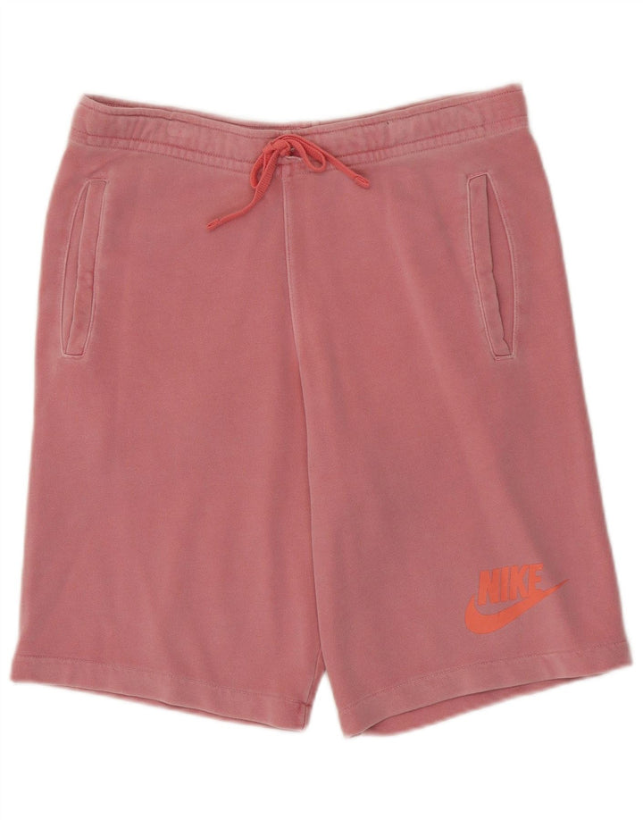 Męskie spodenki sportowe NIKE, małe, różowe, bawełniane