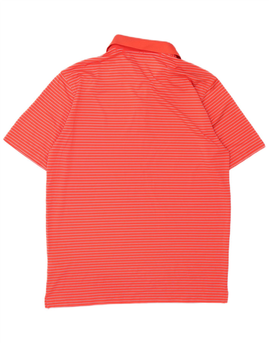 Męska koszulka polo Nike Dri Fit, poliester w średnie czerwone paski
