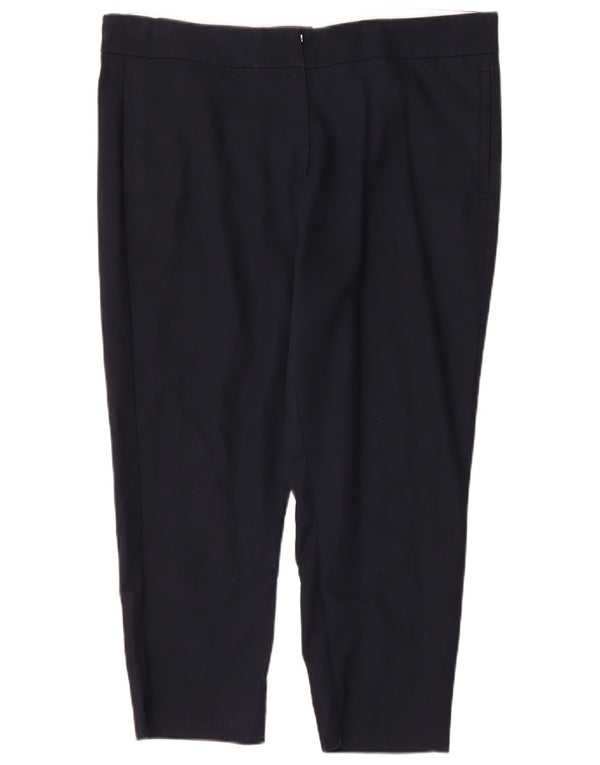 Spodnie Marks & Spencer Damskie Krótkie UK 18 XL W36 L25 Granatowe