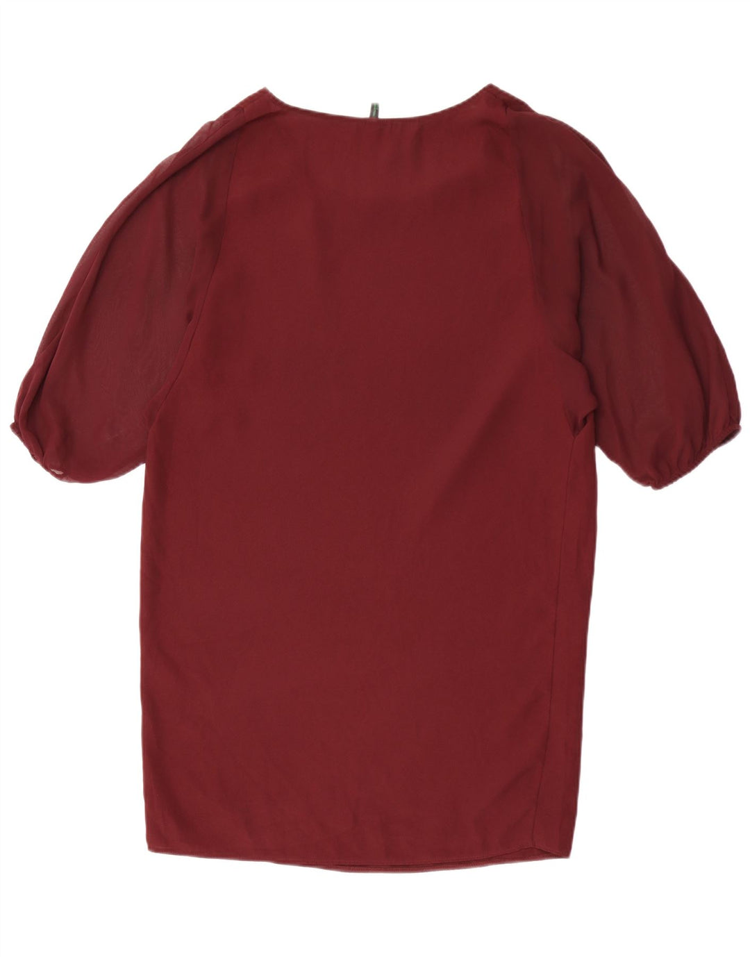 Damska sukienka oversize Benetton typu shift UK 10, mały, bordowy poliester