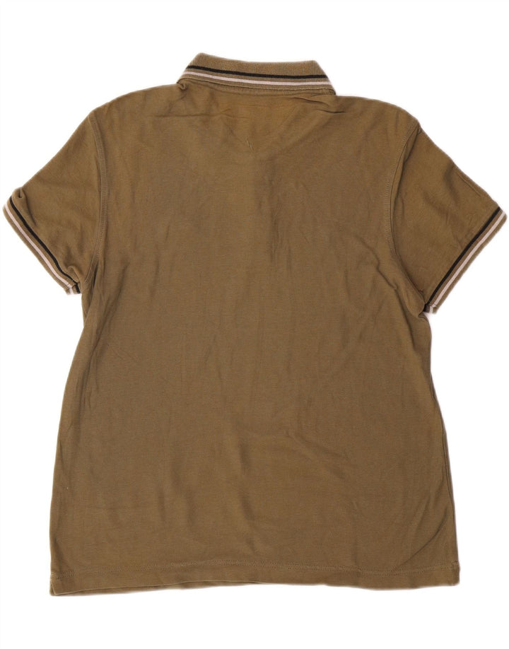 LOTTO Mens Polo Shirt Small Khaki