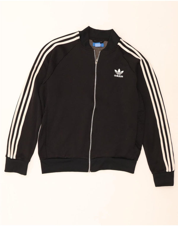 Adidas Męska bluza dresowa, duża, czarna, poliestrowa