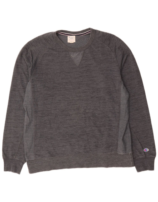 Męska bluza Champion XL, szara, nakrapiana bawełna