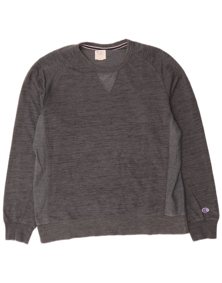 Męska bluza Champion XL, szara, nakrapiana bawełna