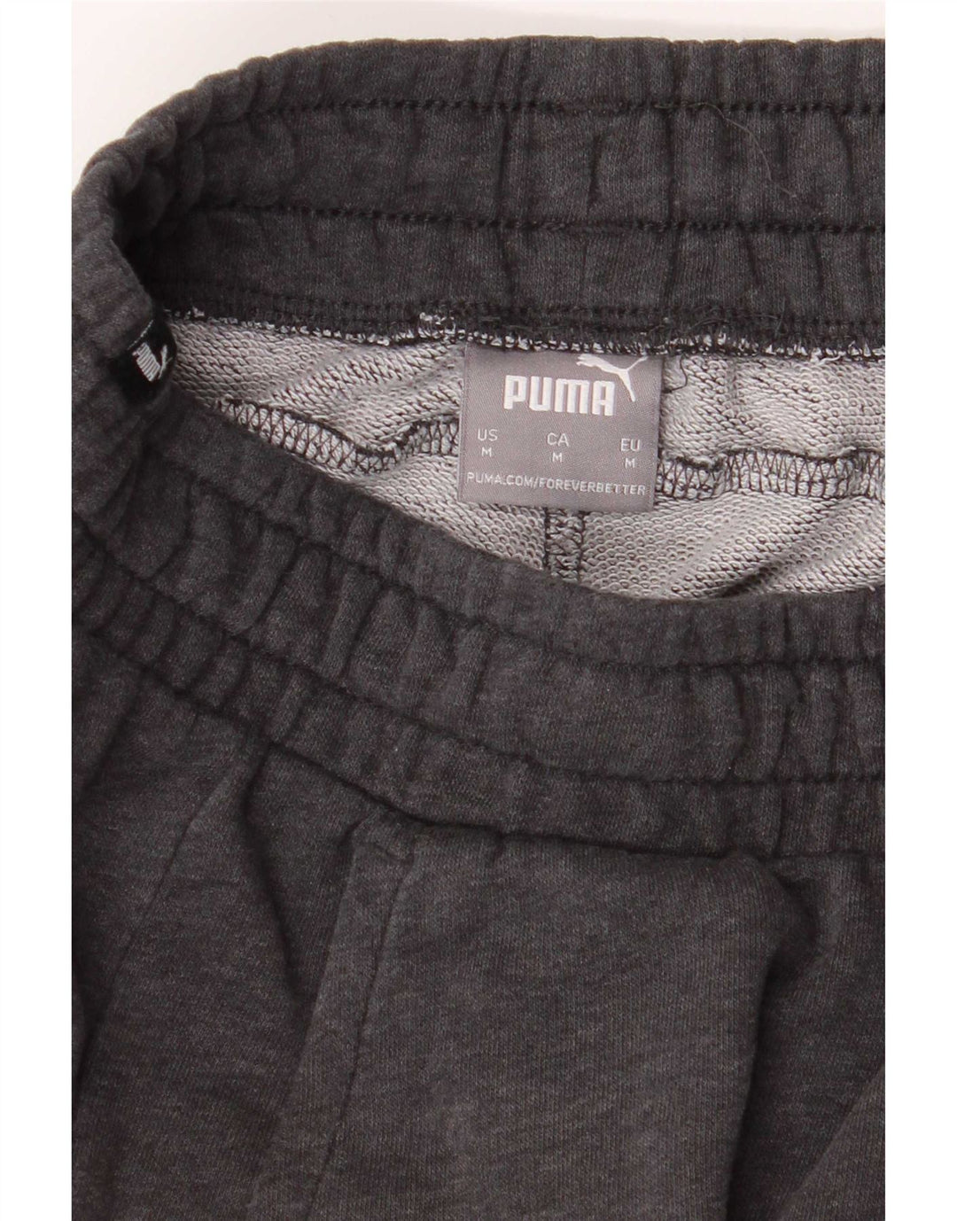 Męskie spodnie dresowe Puma Joggers, średnioszare, bawełniane