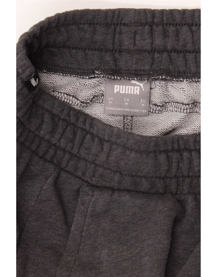 Męskie spodnie dresowe Puma Joggers, średnioszare, bawełniane