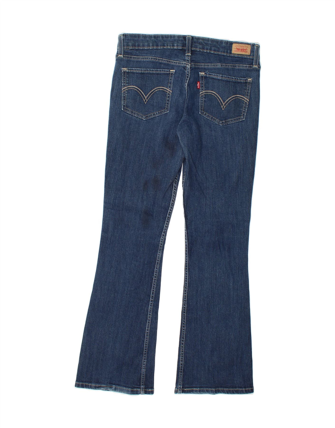 LEVI'S Womens 518 Super Low Bootcut Jeans US 5 Medium W30 L30 Blue Cotton Vintage Levi's and Second-Hand Levi's from Messina Hembry 