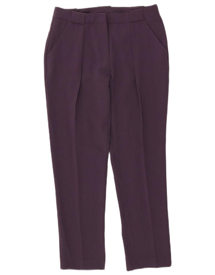 Spodnie damskie Benetton Slim Chino IT 42 Medium W30 L28 Fioletowy poliester