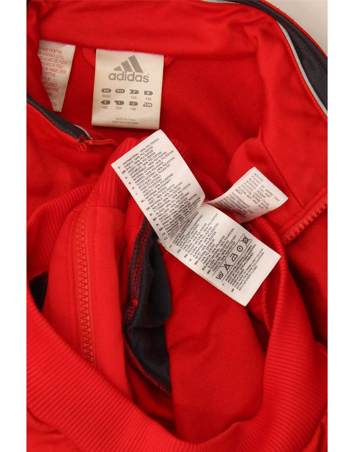 Chłopięca kurtka dresowa Adidas Graphic 11-12 lat w kolorze czerwonym