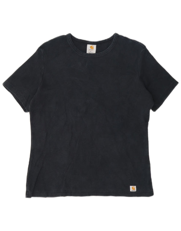 T-shirt damski Carhartt Top UK 16, duży, granatowy, bawełniany