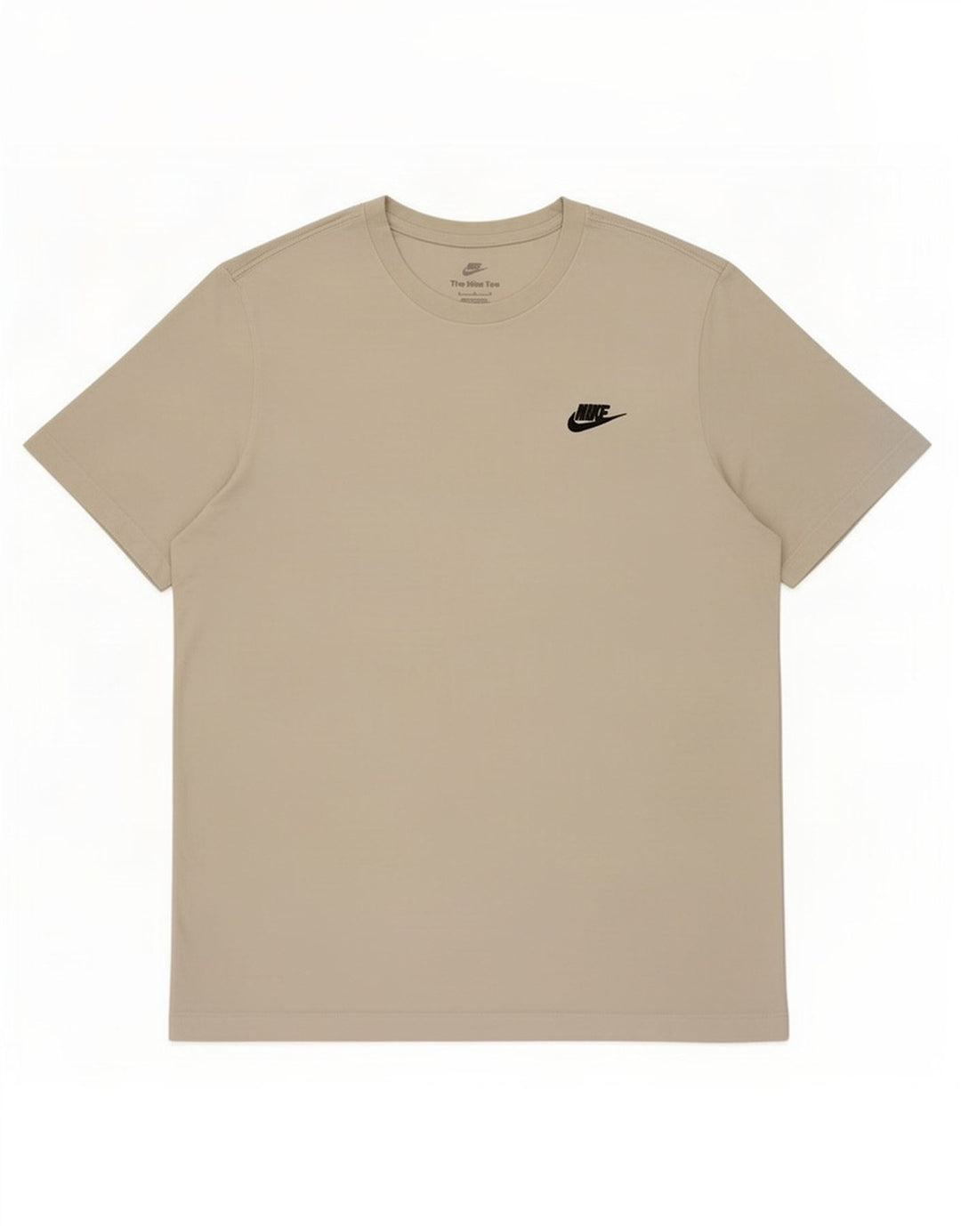 T-shirt męski Nike, duży, beżowy, bawełniany